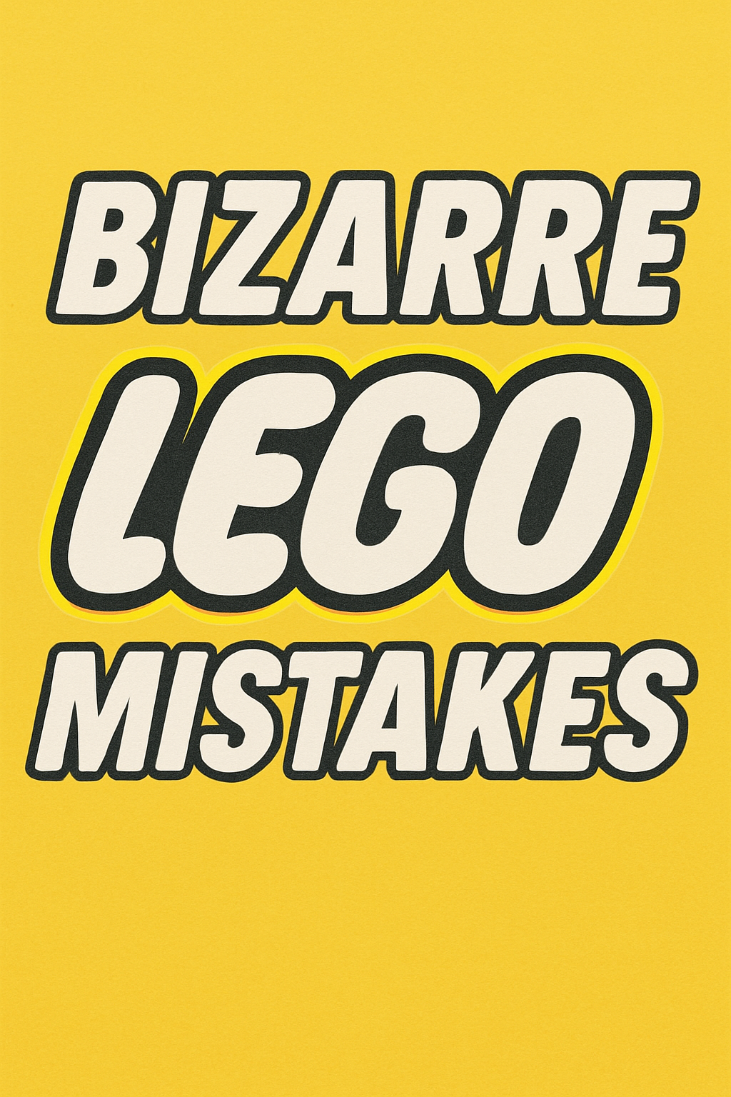 BIZARRE LEGO Mistakes