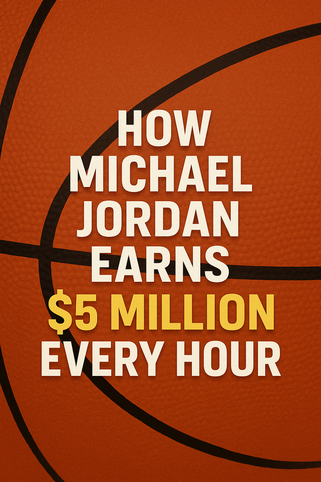How Michael Jordan Earns $5 Million Every Hour
