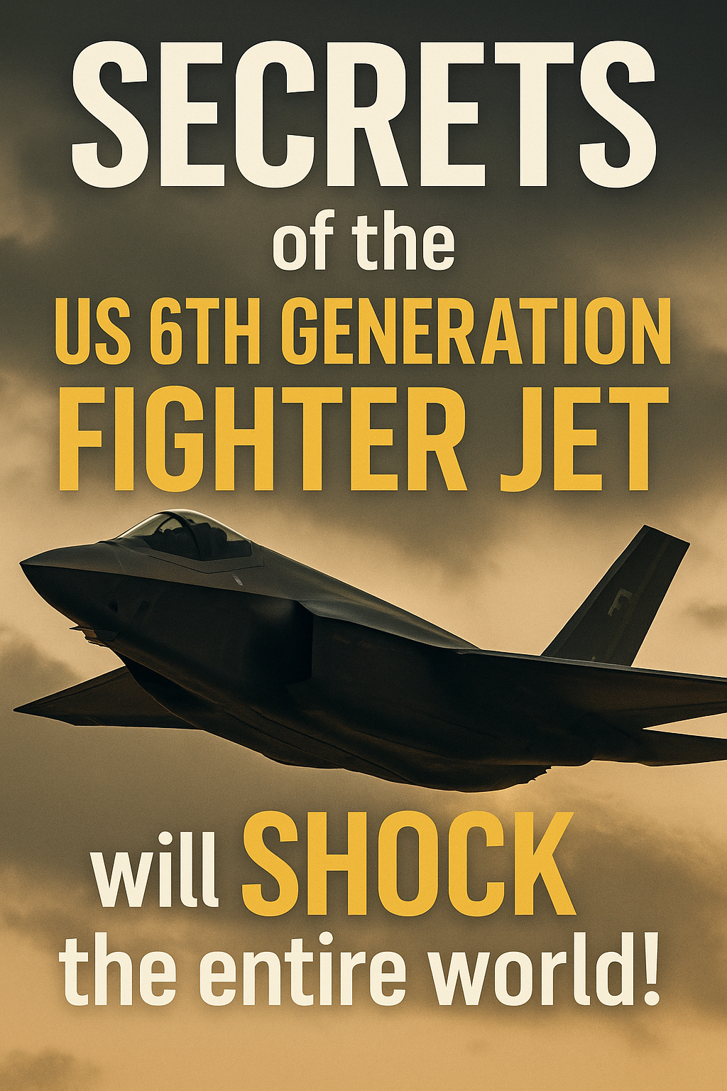 SECRETS of the US 6th Generation Fighter Jet will SHOCK the entire world!